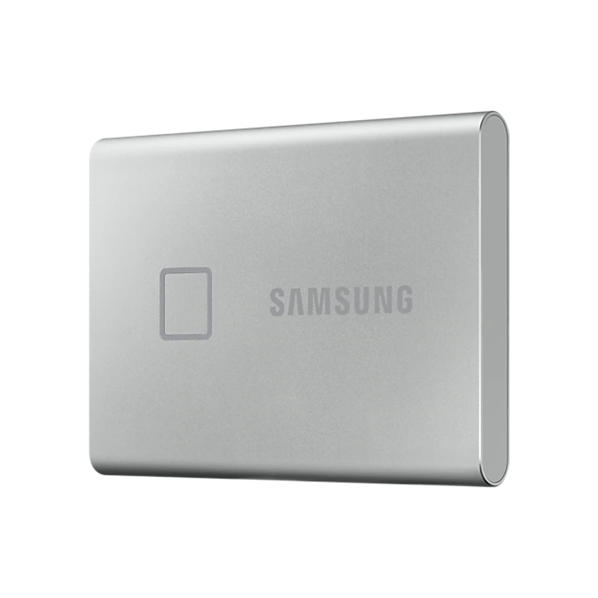 Samsung Portable SSD T7 Touch 1 TB - Silver (Photo: 3)